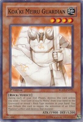 Koa&#39;ki Meiru Guardian - RGBT-EN023 - Common 1st Edition Raging Battles [RGBT] 1st Edition Singles