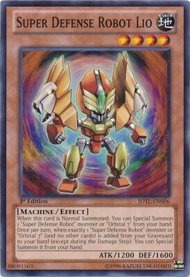 Super Defense Robot Lio - JOTL-EN006 - Common 1st Edition
Judgment of the Light 1st Edition Singles (español)