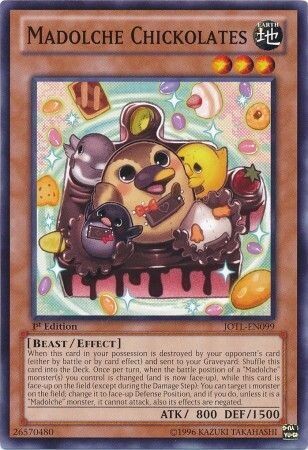 Madolche Chickolates - JOTL-EN099 - Common 1st Edition Judgment of the Light 1st Edition Singles(español)