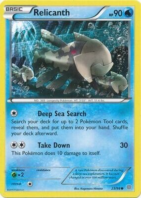 Relicanth - 23/98 - Common
XY: Ancient Origins Singles