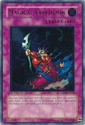 Ultimate Rare - Magical Explosion - CRV-EN055 1st Edition
Cybernetic Revolution [CRV] 1st Edition Singles