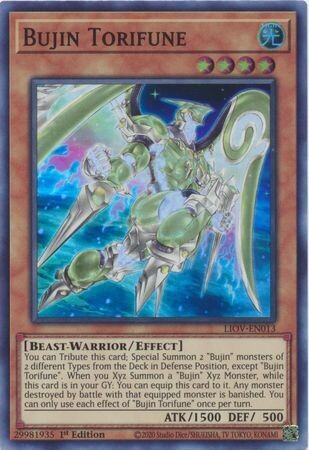 Bujin Torifune - LIOV-EN013 - Super Rare 1st Edition
Lightning Overdrive: LIOV 1st Edition Singles