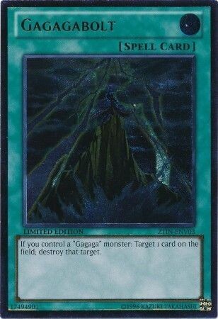 Ultimate Rare - Gagagabolt - ZTIN-ENV03
Yu-Gi-Oh! Promo Cards