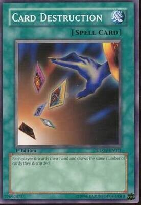 Card Destruction - SDZW-EN031 - Common 1st Edition Structure Deck: Zombie World 1st Edition Singles