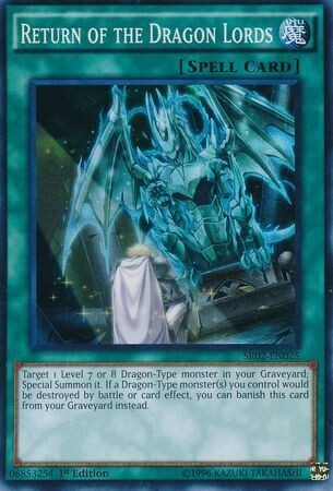 SJ Return of the Dragon Lords - SR02-EN025 - Super Rare 1st Edition
Structure Deck: Rise of the True Dragons 1st Edition Singles