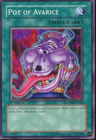 Pot of Avarice - SDZW-EN026 - Common 1st Edition Structure Deck: Zombie World 1st Edition Singles