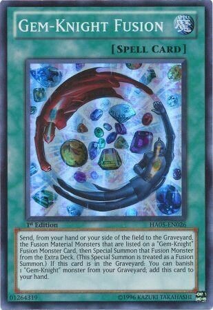 Gem-Knight Fusion - HA05-EN026 - Super Rare 1st Edition Hidden Arsenal 5 1st Edition Singles