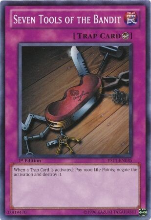 Seven Tools of the Bandit - YS11-EN035 - Common 1st Edition Starter Deck: Dawn of the Xyz 1st Edition Singles