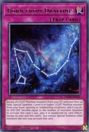 Born from Draconis - GEIM-EN044 - Rare 1st Edition Genesis Impact [GEIM] 1st Edition Singles