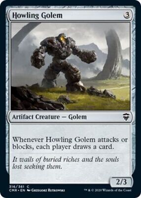 Howling Golem 316/361 - Commander Legends Singles