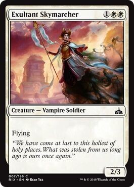 Exultant Skymarcher 007/196 - Rivals of Ixalan Singles