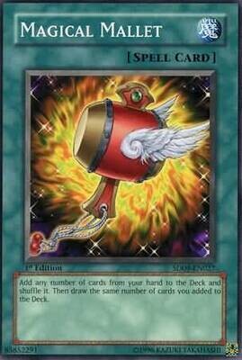 Magical Mallet - SD09-EN027 - Common 1st Edition Structure Deck: Dinosaur&#39;s Rage 1st Edition Singles