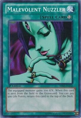 Malevolent Nuzzler - BP02-EN132 - Common 1st Edition
Battle Pack 2: War of the Giants 1st Edition Singles