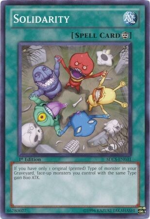 Solidarity - SDLS-EN031 - Common 1st Edition
Structure Deck: Lost Sanctuary 1st Edition Singles