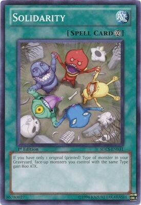 Solidarity - SDLS-EN031 - Common 1st Edition
Structure Deck: Lost Sanctuary 1st Edition Singles