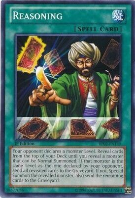 Reasoning - BP02-EN139 - Common 1st Edition
Battle Pack 2: War of the Giants 1st Edition Singles
