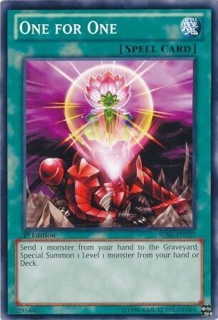 One for One - SDBE-EN027 - Common 1st Edition Saga of Blue-Eyes White Dragon 1st Edition Singles