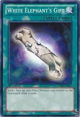 White Elephant&#39;s Gift - SDBE-EN026 - Common 1st Edition Saga of Blue-Eyes White Dragon 1st Edition Singles