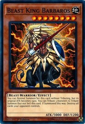 Beast King Barbaros - YS18-EN013 - Common 1st Edition
Starter Deck: Codebreaker Singles