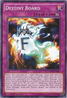 Destiny Board - DPRP-EN041 - Common 1st Edition
Duelist Pack: Rivals of the Pharaoh Singles