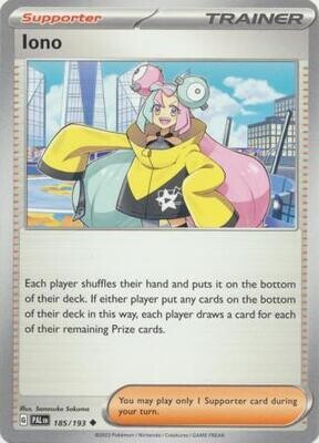 Iono - 185/193 - Uncommon Scarlet &amp; Violet: Paldea Evolved Singles