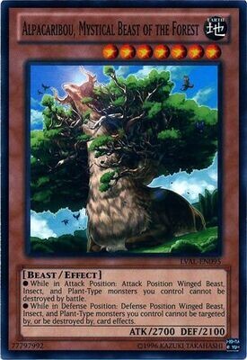 Alpacaribou, Mystical Beast of the Forest - LVAL-EN095 - Common Unlimited
Legacy of the Valiant Unlimited Singles