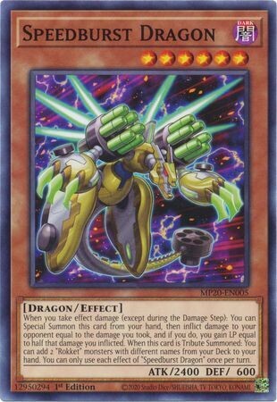 Speedburst Dragon - MP20-EN005 - Common 1st Edition
2020 Mega-Tin: Lost Memories 1st Edition Singles