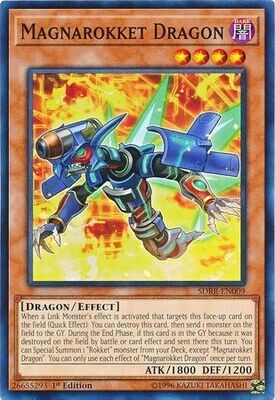 Magnarokket Dragon - SDRR-EN009 - Common 1st Edition Rokket Revolt Singles