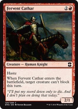 Fervent Cathar 129/249 Eternal Masters Singles