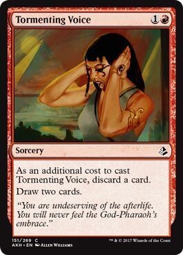 Tormenting Voice 151/269
Amonkhet Singles