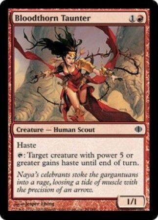 Bloodthorn Taunter
Shards of Alara Singles