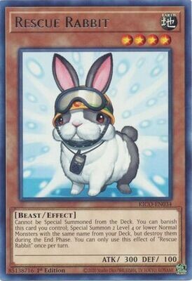 Rescue Rabbit - KICO-EN034 - Rare 1st Edition King&#39;s Court 1st Edition Singles *Espanol*