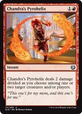 Chandra&#39;s Pyrohelix 111/264 Kaladesh Singles