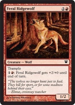 Feral Ridgewolf 142/264 Innistrad Singles (Español)