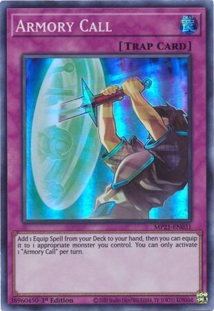Armory Call - MP21-EN031 - Super Rare 1st Edition 2021 Mega-Tin: Ancient Battles 1st Edition Singles