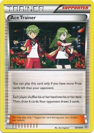 Ace Trainer - 69/98 - Uncommon XY: Ancient Origins Singles
