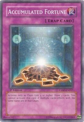 Accumulated Fortune - CDIP-EN057 - Common 1st Edition Cyberdark Impact [CDIP] 1st Edition Singles
