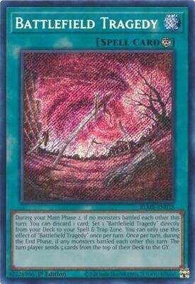 SH Battlefield Tragedy - BLMR-EN018 - Secret Rare 1st Edition Monstrous Revenge 1st Edition Singles