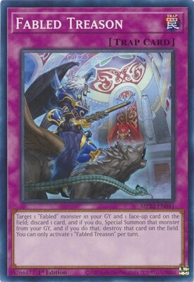 Fabled Treason - MP22-EN041 - Common 1st Edition
2022 Mega-Tin: Pharaoh&#39;s Gods 1st Edition Singles