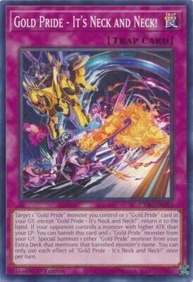 Gold Pride - It&#39;s Neck and Neck! - CYAC-EN092 - Common 1st Edition Cyberstorm Access 1st Edition Singles