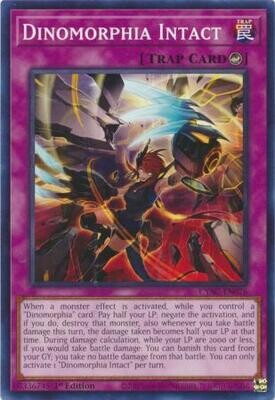Dinomorphia Intact - CYAC-EN076 - Common 1st Edition Cyberstorm Access 1st Edition Singles
