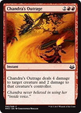 Chandra&#39;s Outrage 092/249
Modern Masters 2017 Singles