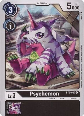Psychemon - BT3-060 C - Common
Special Booster Ver. 1.0 &amp; Ver. 1.5 BT03 Singles