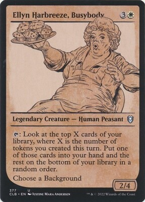 Ellyn Harbreeze, Busybody 377 - Showcase Rulebook
Commander Legends: Battle for Baldur&#39;s Gate Collector Booster Singles