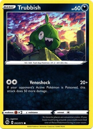 Trubbish - 043/073 - Common
Champion&#39;s Path Singles