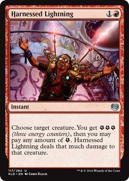 Harnessed Lightning 117/264  
Kaladesh Singles