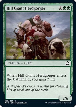 Hill Giant Herdgorger 187/281 Adventures in the Forgotten Realms Singles
