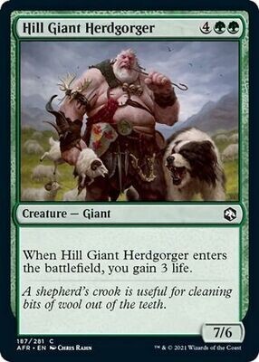 Hill Giant Herdgorger 187/281 Adventures in the Forgotten Realms Singles (Español)