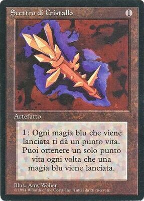 Crystal Rod - Revised Black Border Italian Singles (Italiano)