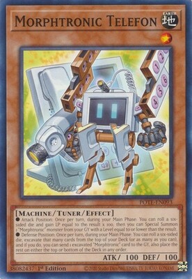 Morphtronic Telefon - POTE-EN093 - Common 1st Edition Power of the Elements 1st Edition Singles (espanol)